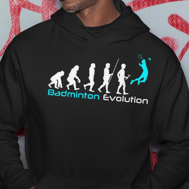 Badminton Evolution For Badminton Lovers Kapuzenpullover Lustige Geschenke