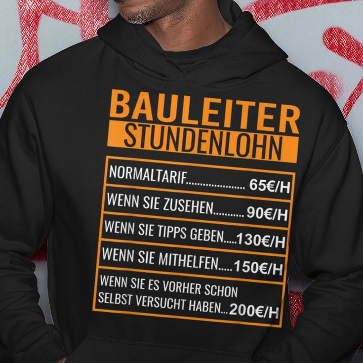 Baustelle Stundenlohn Kapuzenpullover Lustige Geschenke