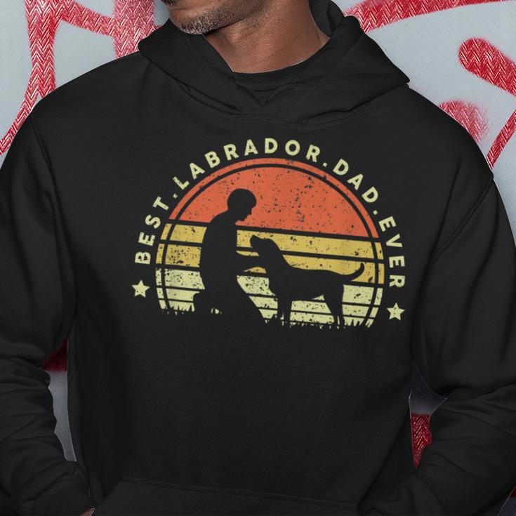 Best Labrador Dad EverDog Dad Love Retro Kapuzenpullover Lustige Geschenke