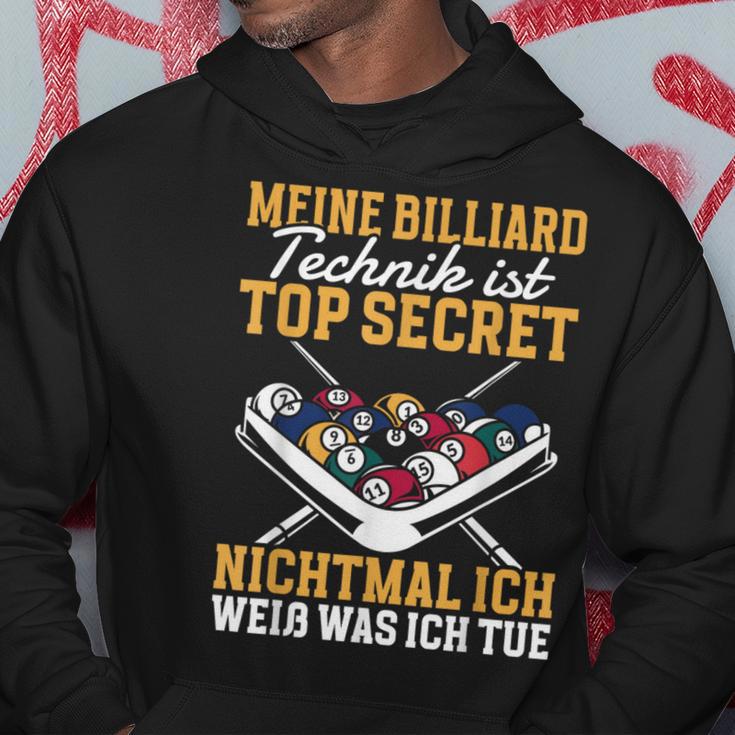 Billiard Technique Is Top Secret Kapuzenpullover Lustige Geschenke