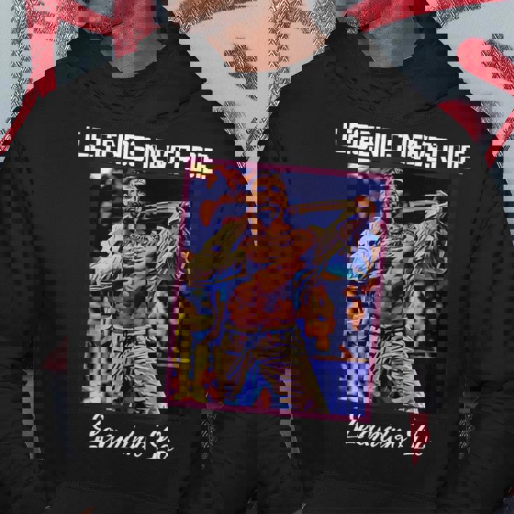 Bjj Legends Never Die Bjj Gi Brasileño Jiu Jitsu Sudadera Regalos divertidos