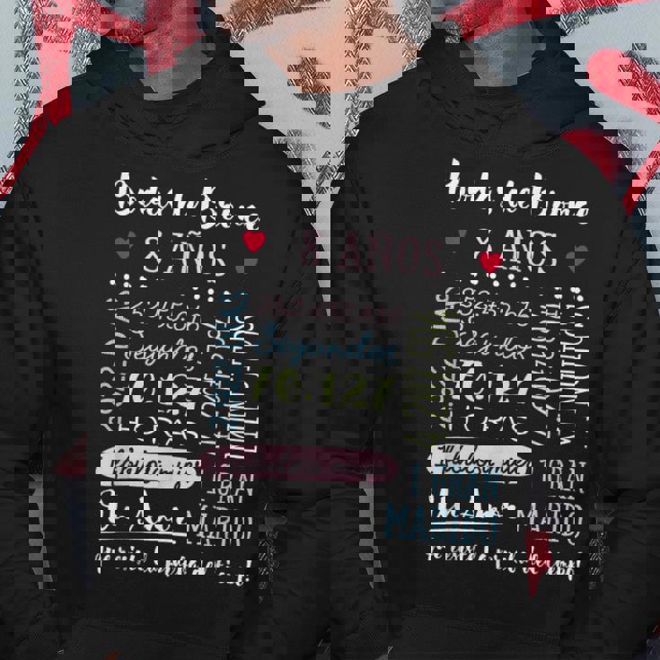Bodas De Bronce 8 Años Aniversario De Boda Regalo Sudadera Regalos divertidos
