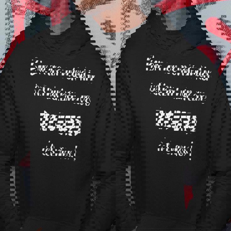 Boire Avec Modération C'est Bien Avec Richard C'est Mieux Sweat à capuche Cadeaux drôles