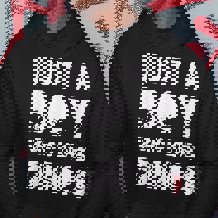 Boy Who Loves Dinos Letras Divertidas Con Diseño De Dinosaur Sudadera Regalos divertidos
