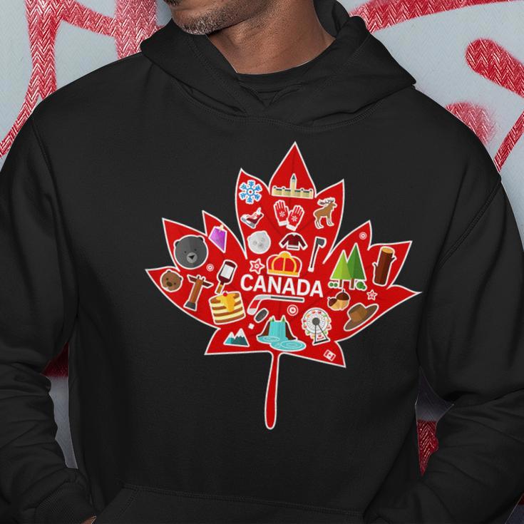 Canada Maple Travel Canadian Elements Kapuzenpullover Lustige Geschenke