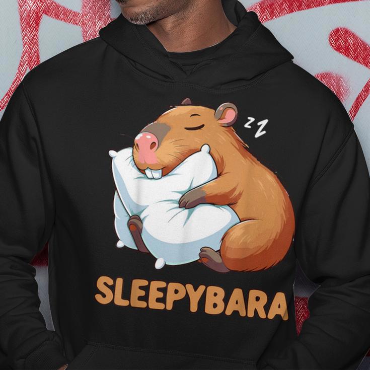 Capybara Sleep Sleepybara Nightdress Capybara Sleep Kapuzenpullover Lustige Geschenke