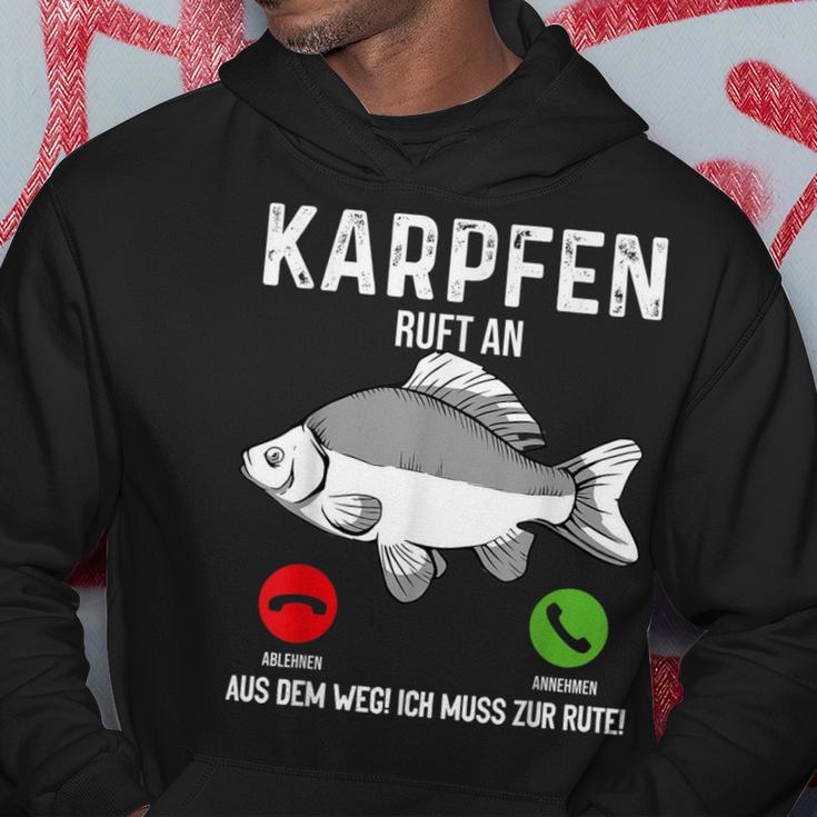 Carp Fishing I Saying Angler Dad Carp Fishing Kapuzenpullover Lustige Geschenke