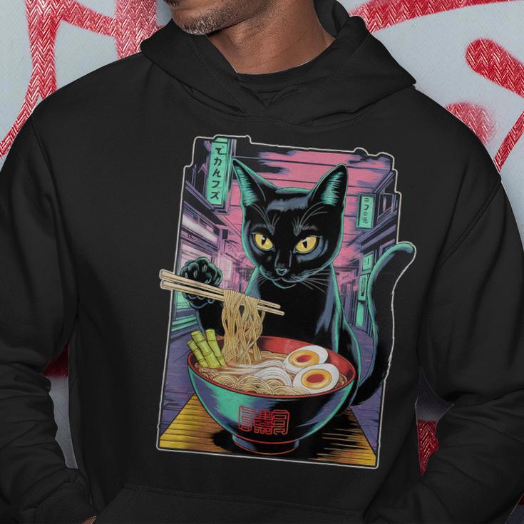 Cat Ramen Anime Manga Kawaii Otaku Fashion Cat Streetwear Kapuzenpullover Lustige Geschenke