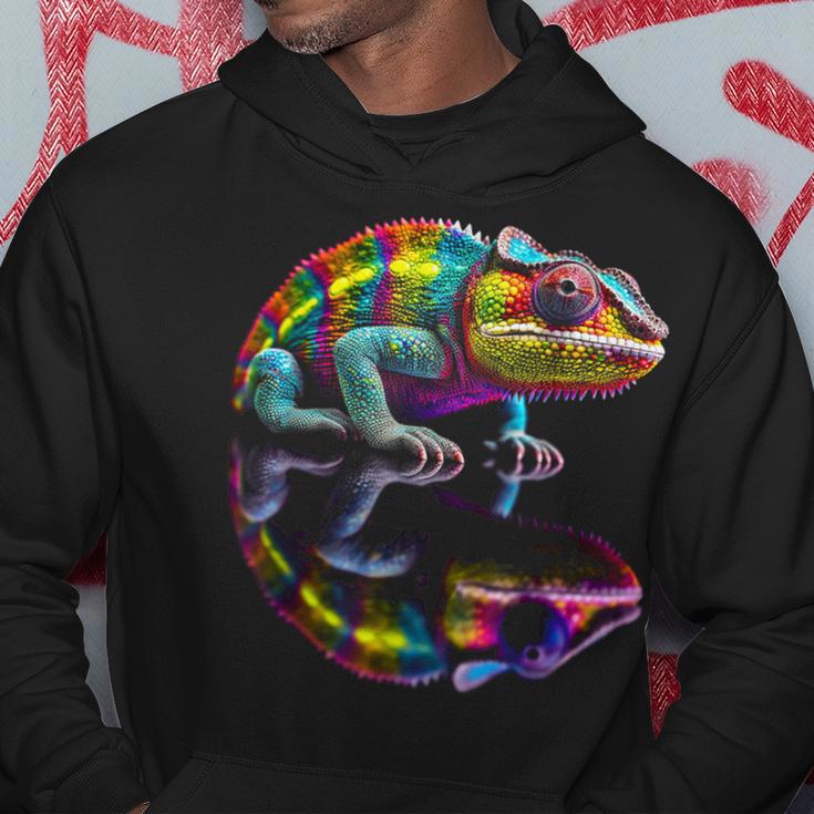 Chameleon Animal Graphic Illustration Chameleon Kapuzenpullover Lustige Geschenke