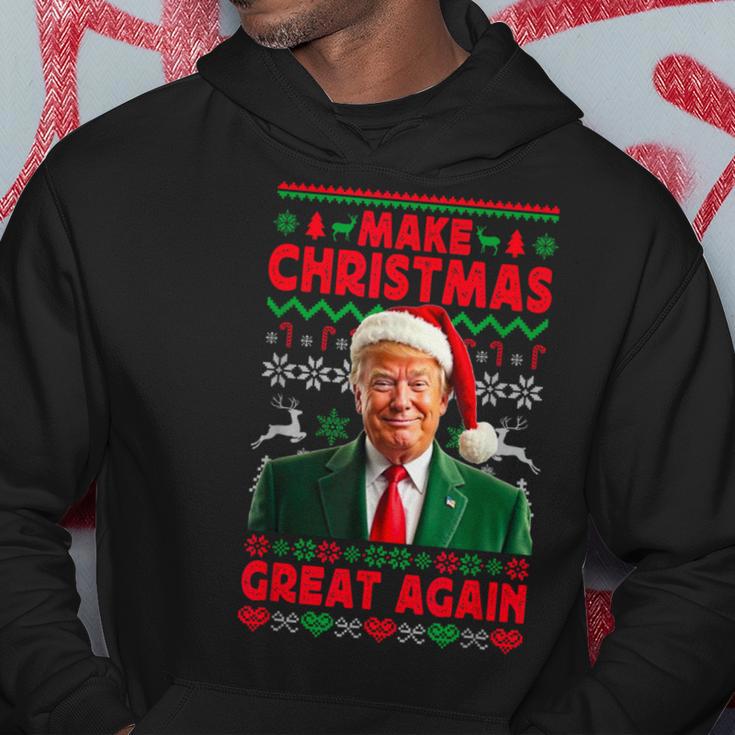 Make Christmas Great Again Santa Trump Christmas Ugly Kapuzenpullover Lustige Geschenke