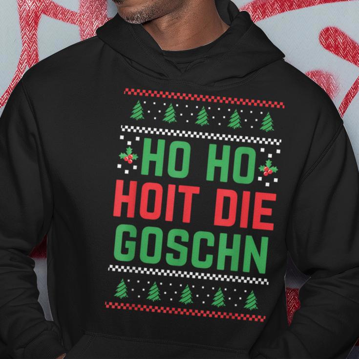 Christmas Party Santa Ho Ho Hoit Die Goschn Kapuzenpullover Lustige Geschenke