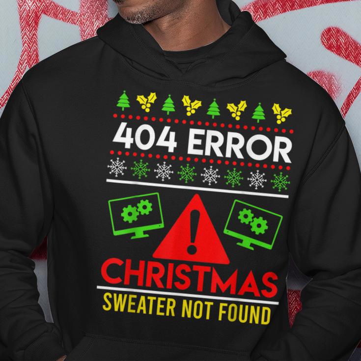 Christmas Slogan 404 Error Sweater Not Found Ugly Christmas Kapuzenpullover Lustige Geschenke