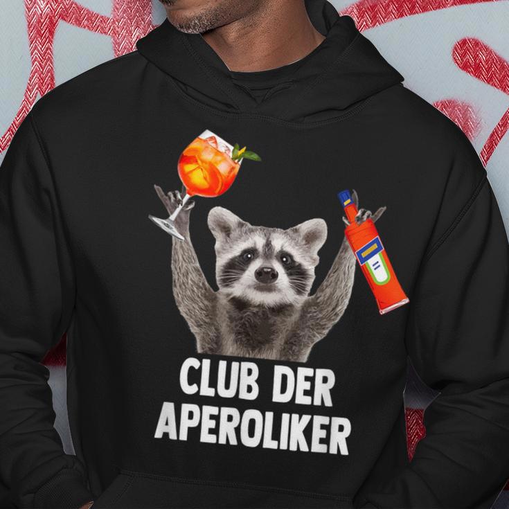 Club Der Aperoliker Raccoon Meme Racoon X Pedro Spritz Kapuzenpullover Lustige Geschenke