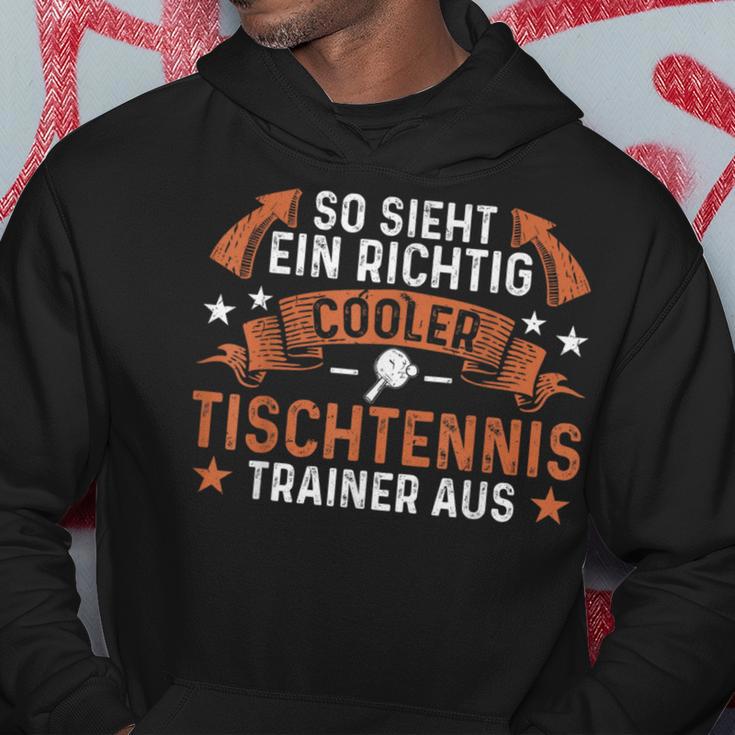 Coach With Ein Richtig Cool Table Tennis Trainer Kapuzenpullover Lustige Geschenke