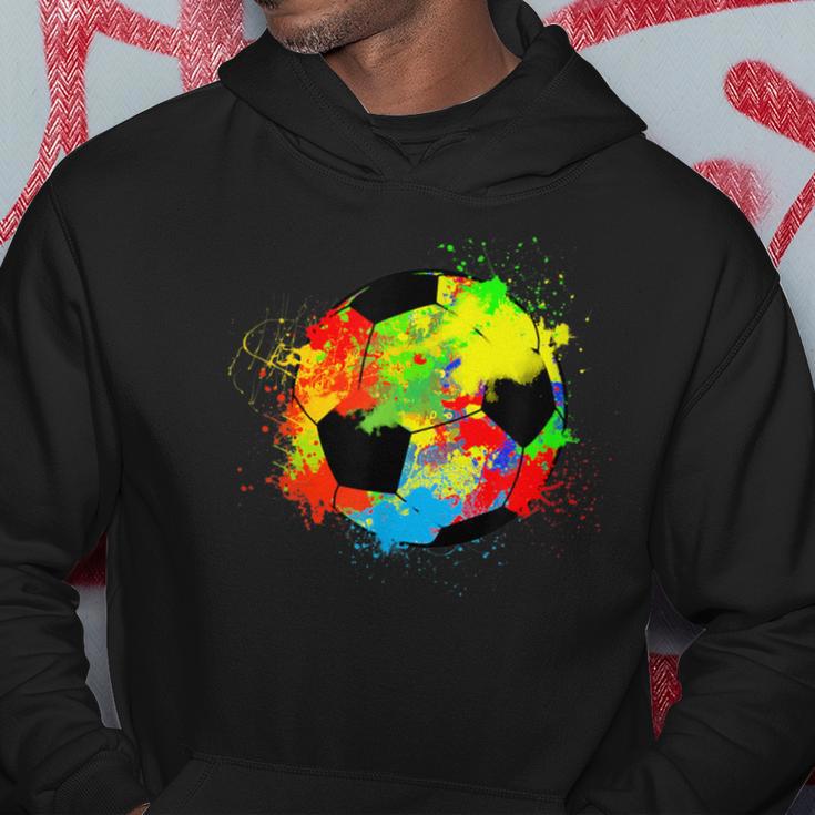 Colourful Football Ball Kapuzenpullover Lustige Geschenke