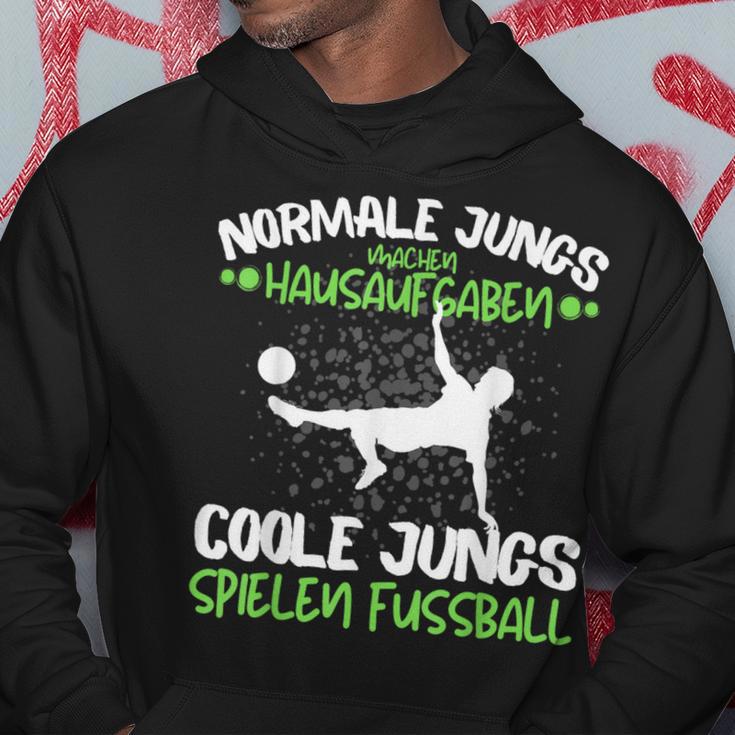 Cool Jung Spielnen Fußball Kapuzenpullover Lustige Geschenke