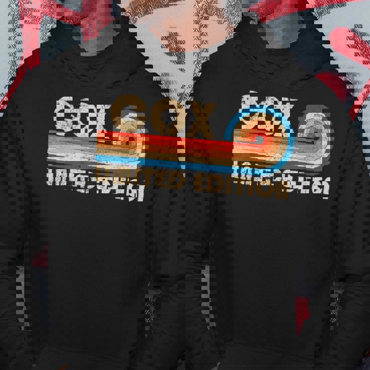 Cox Surname Retrointage 80S 90S Birthday Reunion Sweat à capuche Cadeaux drôles