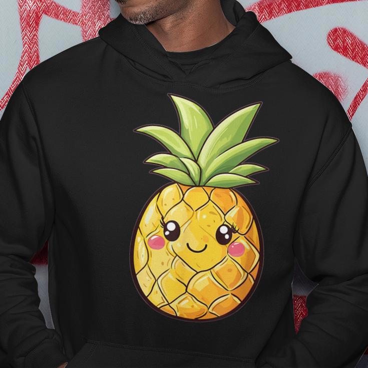 Cute Pineapple Face Kawaii Style Kapuzenpullover Lustige Geschenke