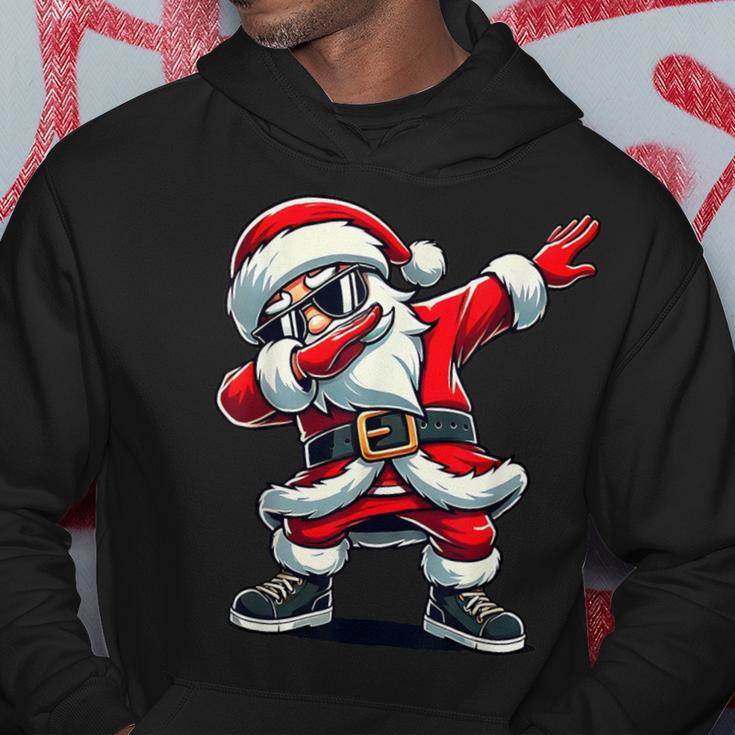 Dabbing Santa Claus Christmas Boys Kapuzenpullover Lustige Geschenke