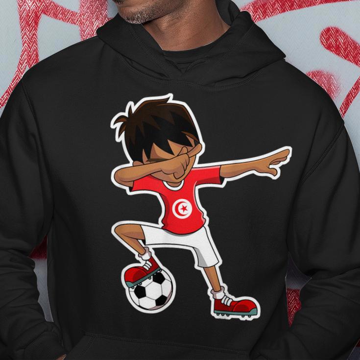 Dabbing Soccer Boy Tunisian Children's Tab Kapuzenpullover Lustige Geschenke