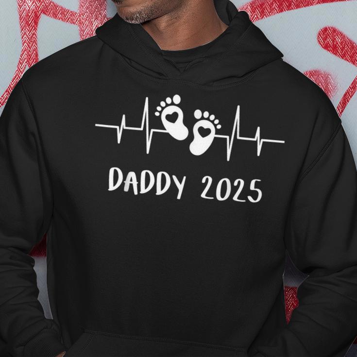 Daddy 2025 Heartbeat The Daddy Father's Day Birth Father Kapuzenpullover Lustige Geschenke