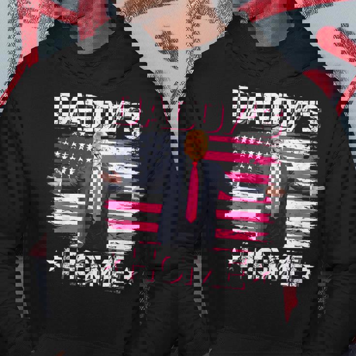 Daddy's Home Trump Pink 2024 Trump Take America Back Kapuzenpullover Lustige Geschenke