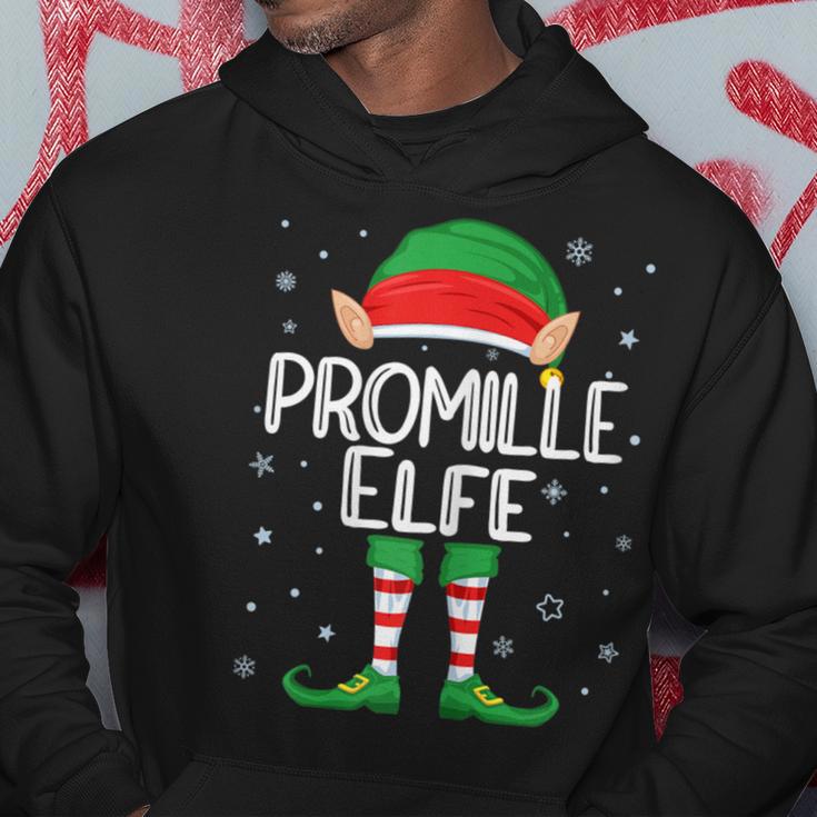 Damen Promille Elfe Kostüm Weihnachten Partnerlook Feiern Lustig Kapuzenpullover Lustige Geschenke