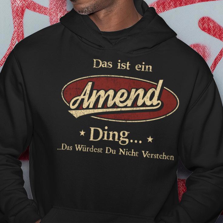 Das Ist Ein Amend Ding Das Würdest Du Nicht Verstehen Amend Name Kapuzenpullover Lustige Geschenke