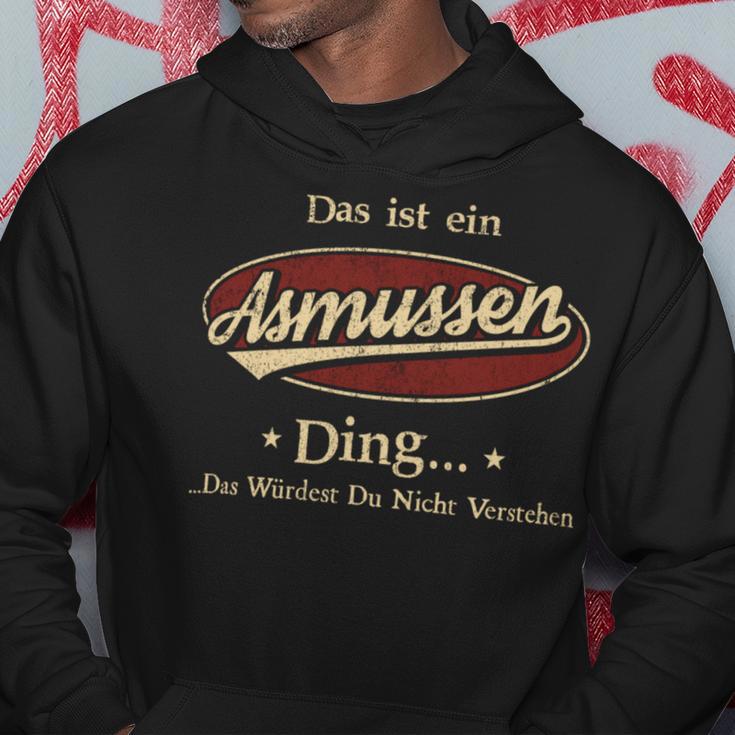 Das Ist Ein Asmussen Ding Das Würdest Du Nicht Verstehen Asmussen Name Kapuzenpullover Lustige Geschenke