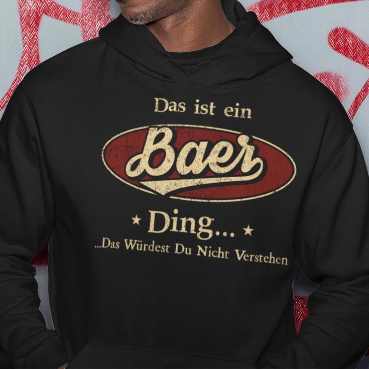 Das Ist Ein Baer Ding Das Würdest Du Nicht Verstehen Baer Name Kapuzenpullover Lustige Geschenke