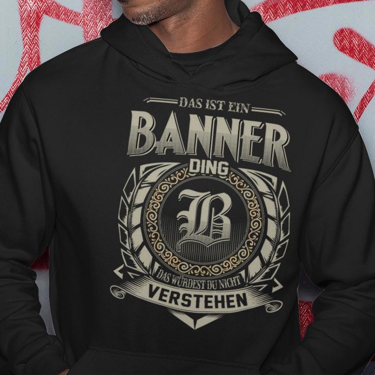 Das Ist Ein Banner Ding Banner Name Kapuzenpullover Lustige Geschenke