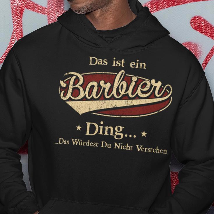 Das Ist Ein Barbier Ding Das Würdest Du Nicht Verstehen Barbier Name Kapuzenpullover Lustige Geschenke