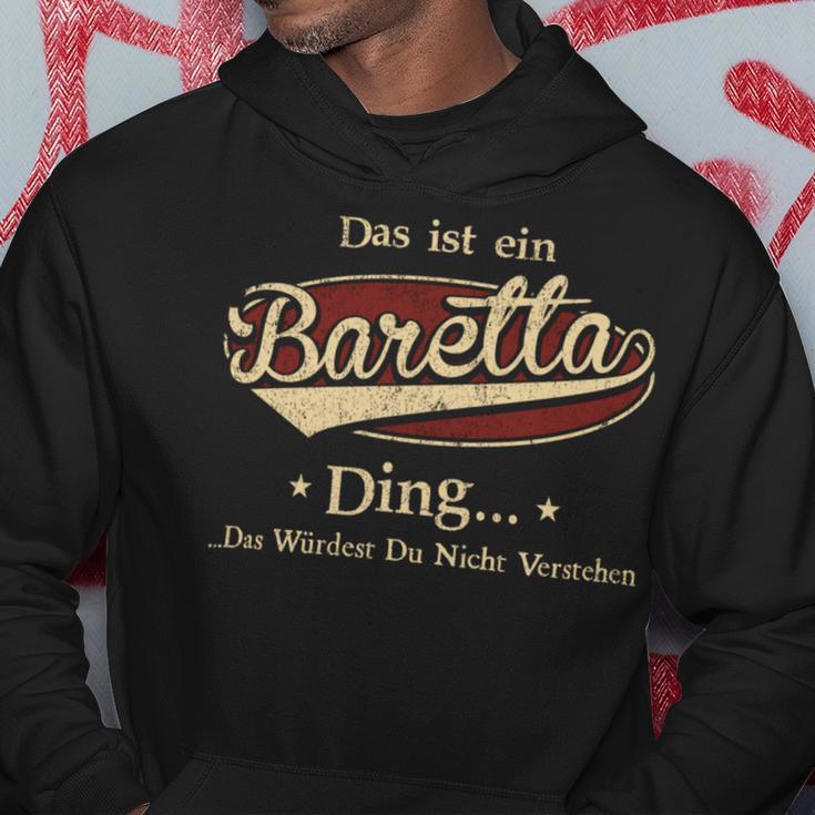 Das Ist Ein Baretta Ding Das Würdest Du Nicht Verstehen Baretta Name Kapuzenpullover Lustige Geschenke