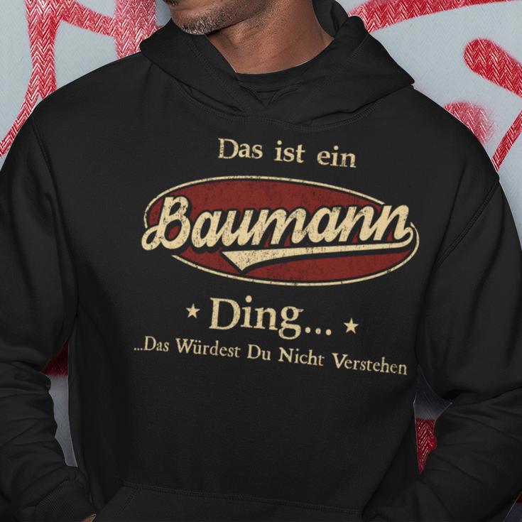 Das Ist Ein Baumann Ding Das Würdest Du Nicht Verstehen Baumann Name Kapuzenpullover Lustige Geschenke