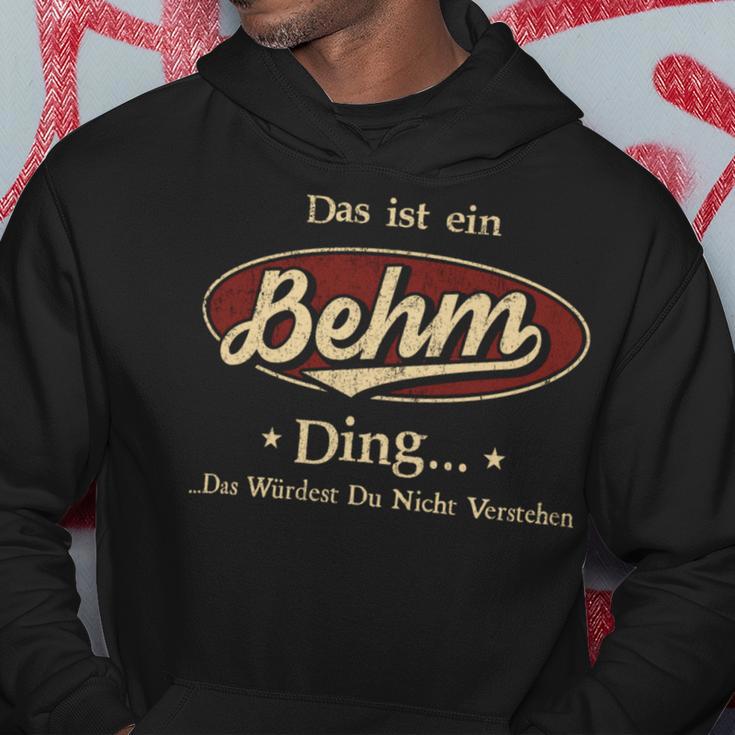 Das Ist Ein Behm Ding Das Würdest Du Nicht Verstehen Behm Name Kapuzenpullover Lustige Geschenke