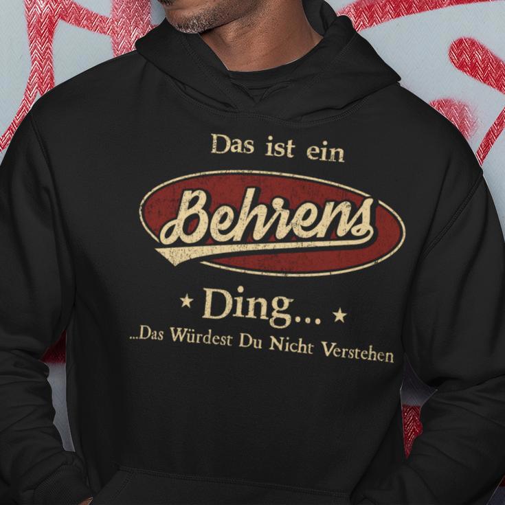 Das Ist Ein Behrens Ding Das Würdest Du Nicht Verstehen Behrens Name Kapuzenpullover Lustige Geschenke