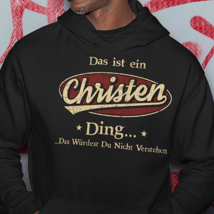 Das Ist Ein Christen Ding Das Würdest Du Nicht Verstehen Christen Name Kapuzenpullover Lustige Geschenke