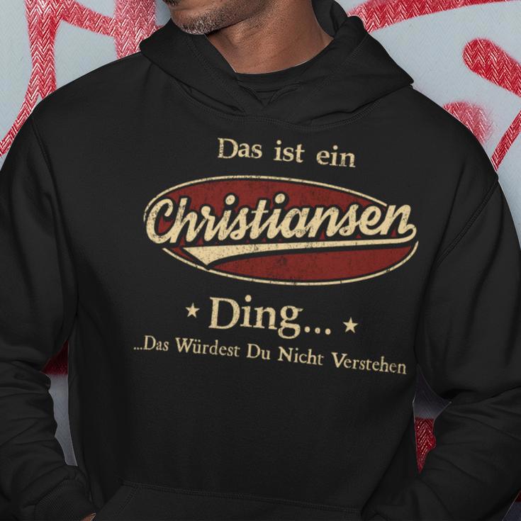 Das Ist Ein Christiansen Ding Das Würdest Du Nicht Verstehen Christiansen Name Kapuzenpullover Lustige Geschenke