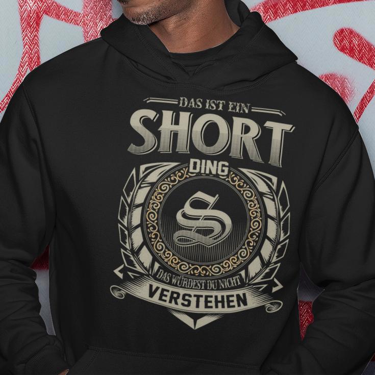 Das Ist Ein Short Ding Short Name Kapuzenpullover Lustige Geschenke