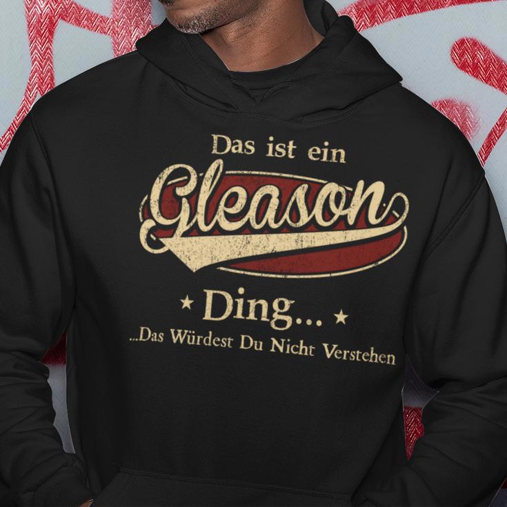 Das Ist Ein Gleason Ding Das Würdest Du Nicht Verstehen Gleason Name Kapuzenpullover Lustige Geschenke