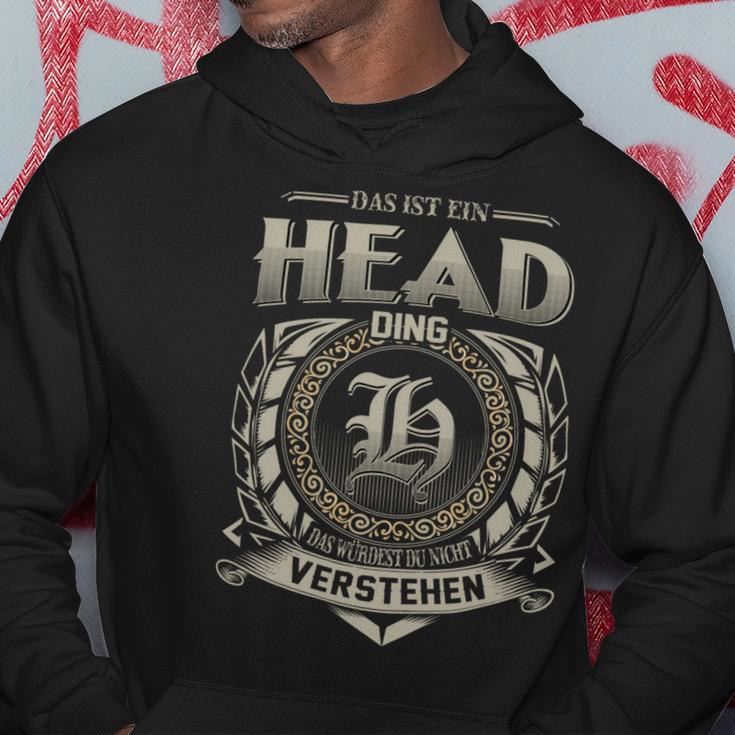 Das Ist Ein Head Ding Head Name Kapuzenpullover Lustige Geschenke