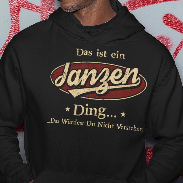 Das Ist Ein Janzen Ding Das Würdest Du Nicht Verstehen Janzen Name Kapuzenpullover Lustige Geschenke