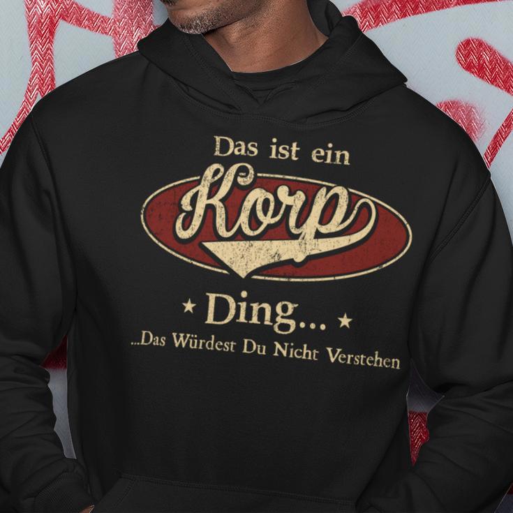 Das Ist Ein Korp Ding Das Würdest Du Nicht Verstehen Korp Name Kapuzenpullover Lustige Geschenke