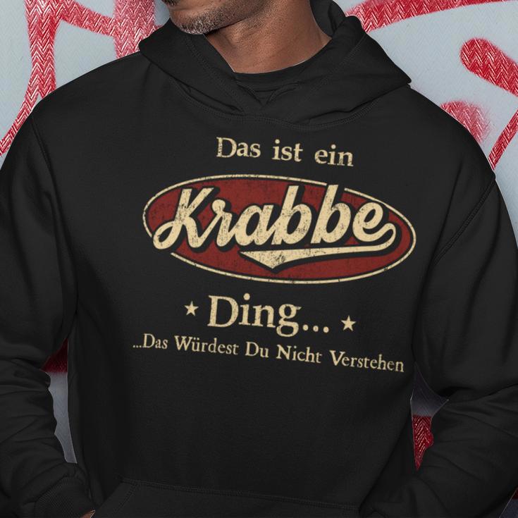 Das Ist Ein Krabbe Ding Das Würdest Du Nicht Verstehen Krabbe Name Kapuzenpullover Lustige Geschenke