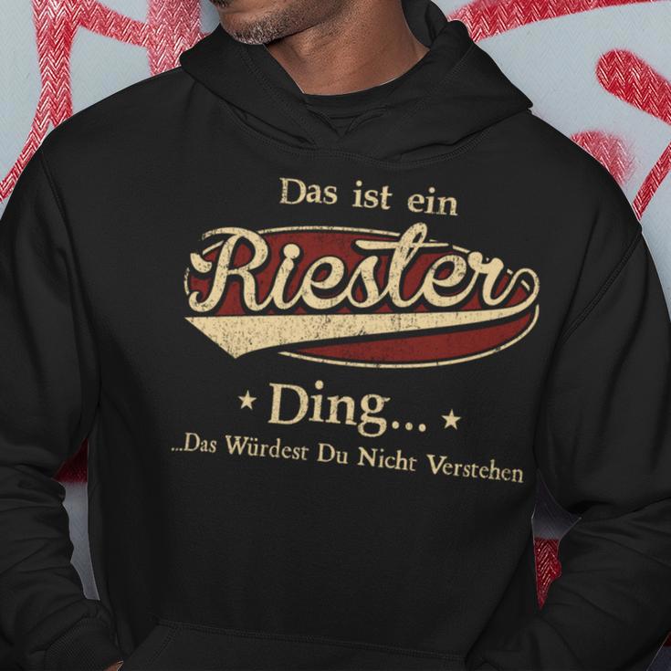 Das Ist Ein Riester Ding Das Würdest Du Nicht Verstehen Riester Name Kapuzenpullover Lustige Geschenke