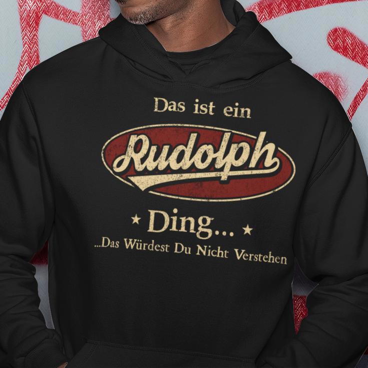 Das Ist Ein Rudolph Ding Das Würdest Du Nicht Verstehen Rudolph Name Kapuzenpullover Lustige Geschenke