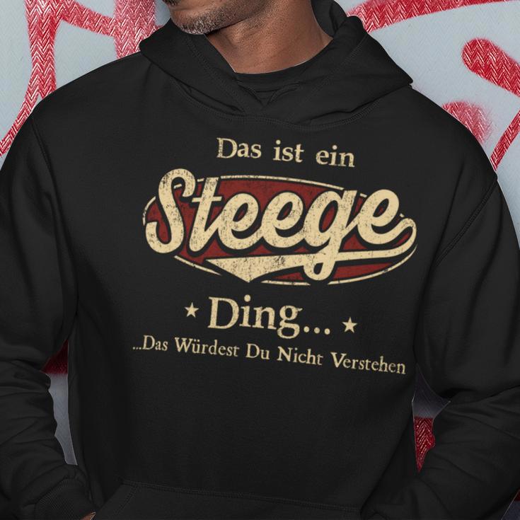 Das Ist Ein Steege Ding Das Würdest Du Nicht Verstehen Steege Name Kapuzenpullover Lustige Geschenke