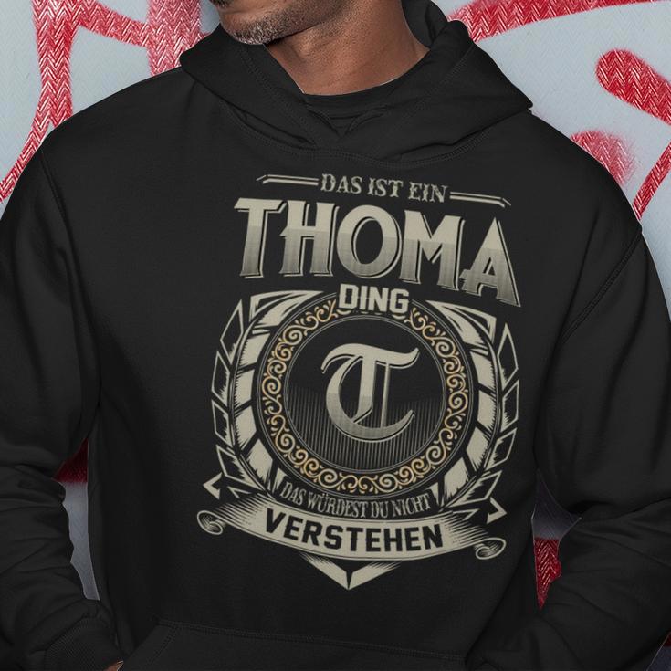 Das Ist Ein Thoma Ding Thoma Name Kapuzenpullover Lustige Geschenke