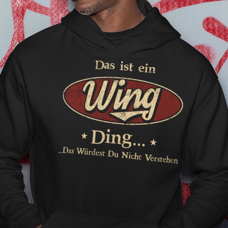 Das Ist Ein Wing Ding Das Würdest Du Nicht Verstehen Wing Name Kapuzenpullover Lustige Geschenke