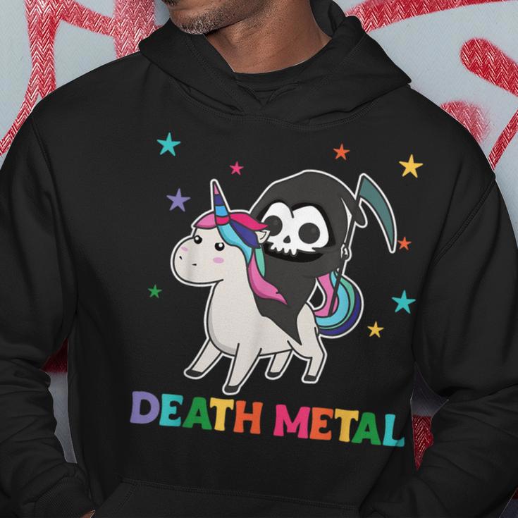 Death Metal Rock Music Death Riding Unicorn Unicorns Kapuzenpullover Lustige Geschenke